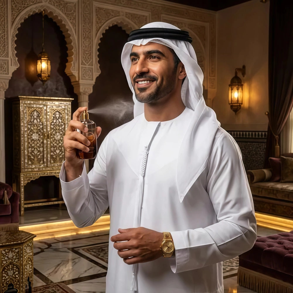 Dubai Arabian Perfume for Men 3.4 oz (100ml) – Choco Musk & Oriental Fragrance, Long-Lasting Gourmet Chocolate Scent