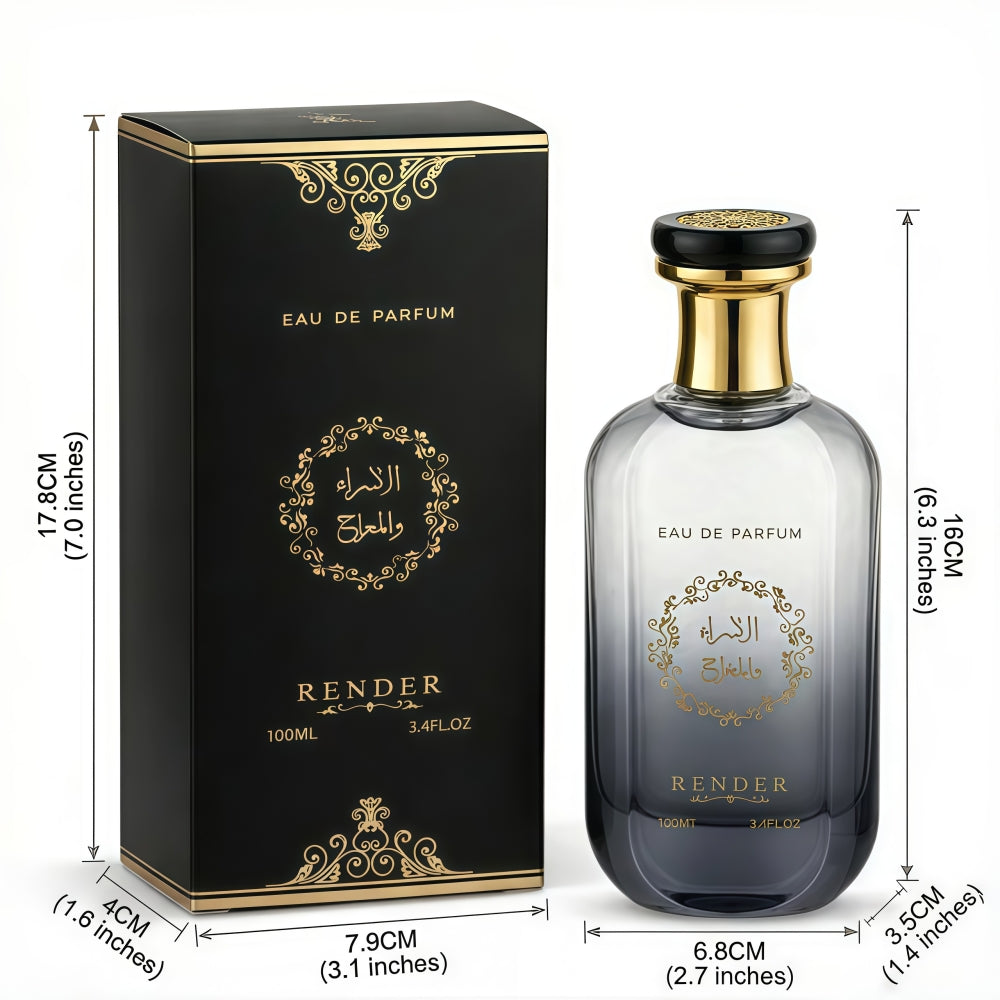Men's Pheromone Perfume 3.4 oz (100ml) – Long-Lasting Arabian Cologne with Spicy Woody Oriental Scent