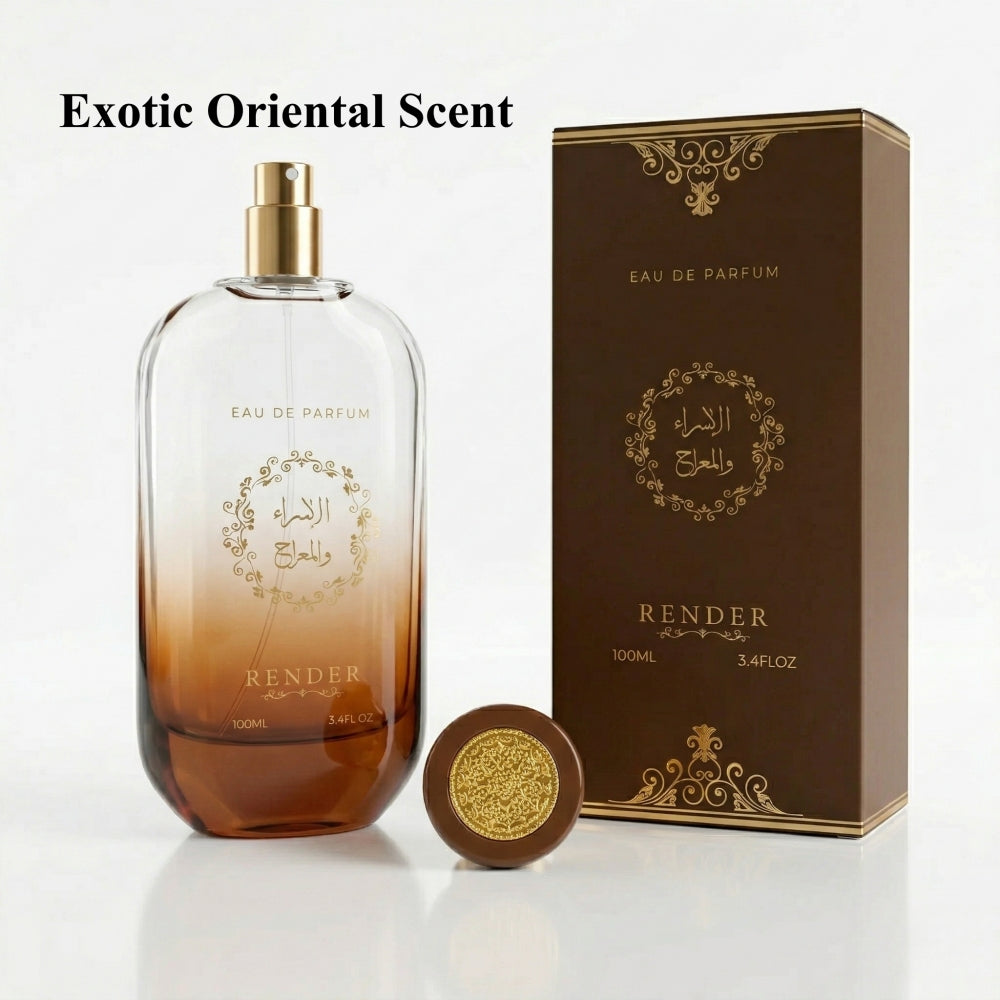 Dubai Arabian Perfume for Men 3.4 oz (100ml) – Choco Musk & Oriental Fragrance, Long-Lasting Gourmet Chocolate Scent
