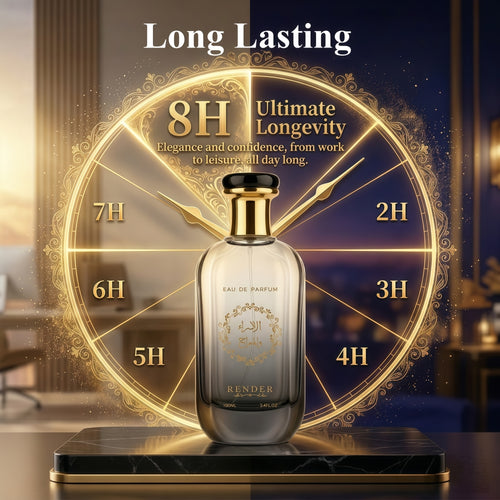 Men's Pheromone Perfume 3.4 oz (100ml) – Long-Lasting Arabian Cologne with Spicy Woody Oriental Scent