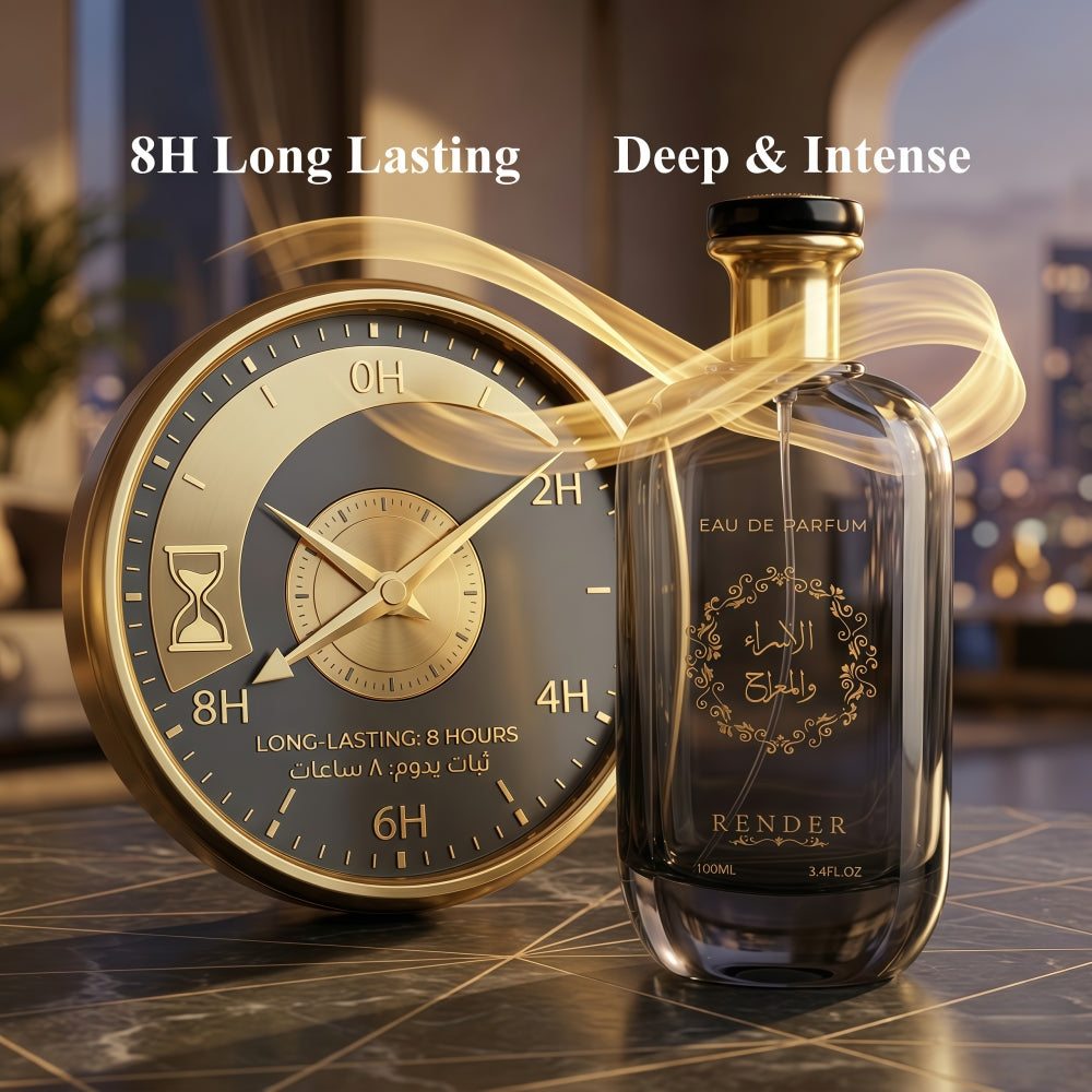 Men's Pheromone Perfume 3.4 oz (100ml) – Long-Lasting Arabian Cologne with Spicy Woody Oriental Scent